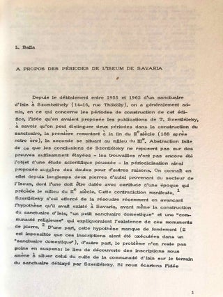 Studia Aegyptiaca I (1974). Recueil d’études dédiées à V. Wessetzky à l’occasion de son 65e anniversaire[newline]M6808-10.jpg