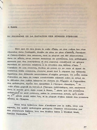 Studia Aegyptiaca I (1974). Recueil d’études dédiées à V. Wessetzky à l’occasion de son 65e anniversaire[newline]M6808-11.jpg