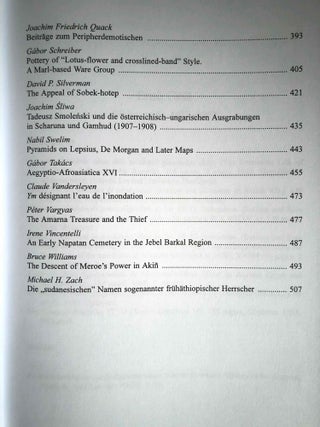 Studia Aegyptiaca XVII (2002). A Tribute to Excellence. Studies Offered in Honor of Ernö Gaál - Ulrich Luft - László Török[newline]M6810a-06.jpg