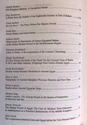 Studia Aegyptiaca XVIII (2007). Proceedings of the Fourth Central European Conference of Young Egyptologists 31 August - 2 September 2006.[newline]M6811a-04.jpg
