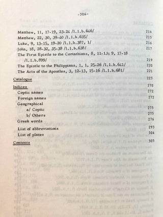 Studia Aegyptiaca XIII (1991). A. I. Elanskaya, Coptic Literary Texts of the Pushkin State Fine Arts Museum in Moscow.