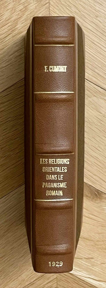 Item #M6822 Les religions orientales dans le paganisme romain. Conférences faites au Collège de France. CUMONT Franz.[newline]M6822-00.jpeg
