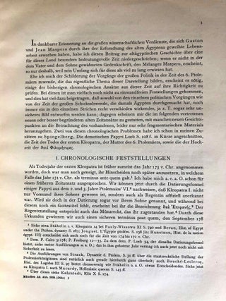 Zur Geschichte der Zeit des 6. Ptolemäers. Ein Beitrag zur Politik und zum Staatsrecht des Hellenismus.