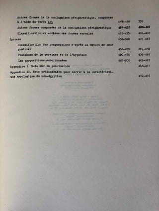 Grammaire du néo-égyptien