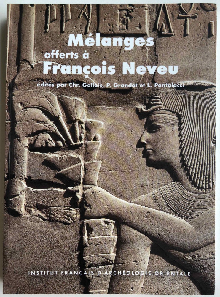 Item #M6847 Mélanges offerts à François Neveu par ses amis, élèves et collègues à l'occasion de son soixante-quinzième anniversaire. NEVEU François, in honorem.[newline]M6847.jpg