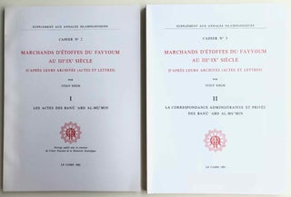 Item #M6856a Marchands d'étoffes du Fayyoum au IIIe/IXe siècle, d'après leurs...