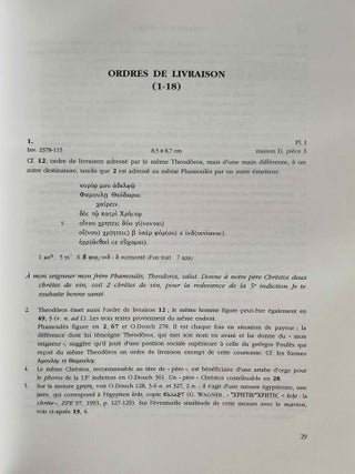 Les ostraca grecs d'A&iuml;n Waqfa (Oasis de Kharga)