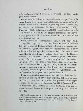 Le d&eacute;cret de Memphis et les inscriptions de Rosette et de Damanhour