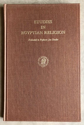 Item #M6874b Studies in Egyptian Religion, dedicated to Professor Jan Zandee. ZANDEE Jan - VOSS...