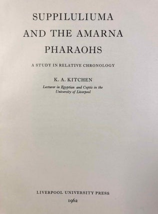 Suppiluliuma and the Amarna pharaohs: A study in relative chronology[newline]M6875d-02.jpg