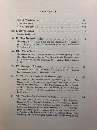 The Dionysiac Mysteries of the Hellenistic and Roman Age