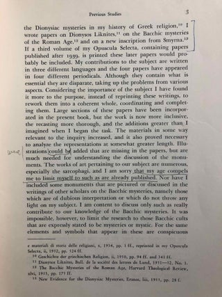 The Dionysiac Mysteries of the Hellenistic and Roman Age