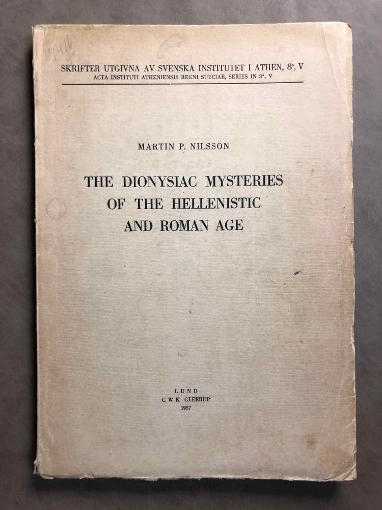 Item #M6876 The Dionysiac Mysteries of the Hellenistic and Roman Age. NILSSON Martin P.[newline]M6876.jpg
