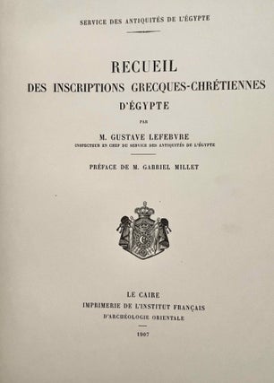 Recueil des Inscriptions Grecques-Chrétiennes d'Egypte[newline]M6892b-01.jpeg