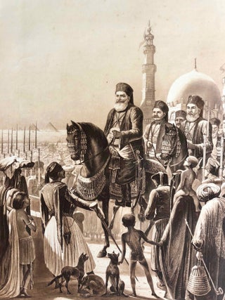 Item #M6899 Panorama d'Egypte et de Nubie, avec un portrait de Mehemet-Ali et un texte orné...