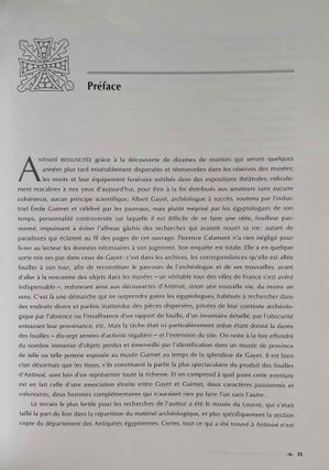 La révélation d'Antinoë par Albert Gayet. Histoire, archéologie, muséographie. Vol. I & Vol. II: Corpus (complete set)