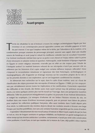 La révélation d'Antinoë par Albert Gayet. Histoire, archéologie, muséographie. Vol. I & Vol. II: Corpus (complete set)