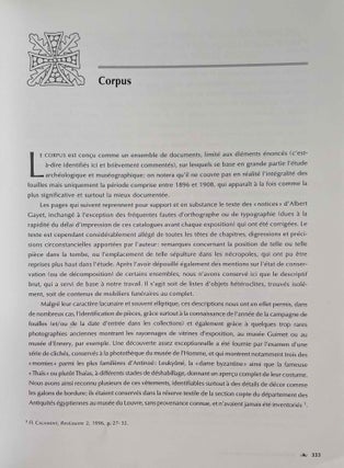 La révélation d'Antinoë par Albert Gayet. Histoire, archéologie, muséographie. Vol. I & Vol. II: Corpus (complete set)