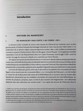 Le canon 8 de Chénouté. Vol. I: Introduction, édition critique. Vol. II: Traduction, index, planches (complete set)[newline]M6902a-09.jpg