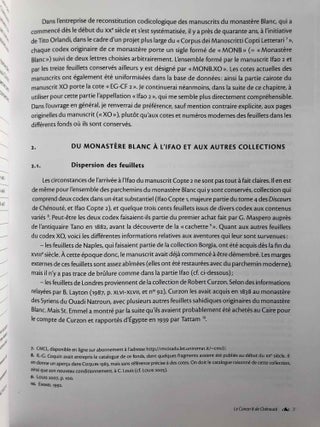Le canon 8 de Chénouté. Vol. I: Introduction, édition critique. Vol. II: Traduction, index, planches (complete set)