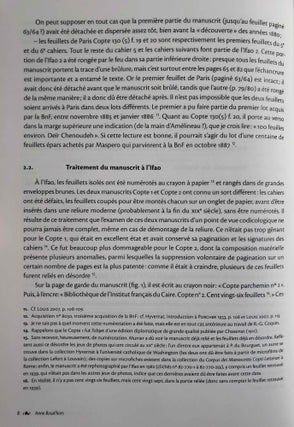 Le canon 8 de Chénouté. Vol. I: Introduction, édition critique. Vol. II: Traduction, index, planches (complete set)[newline]M6902a-12.jpg