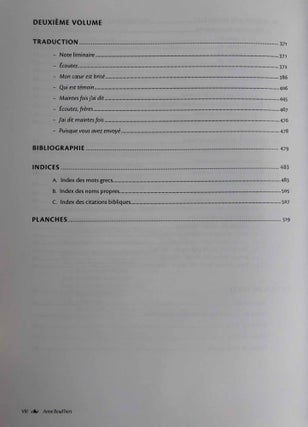 Le canon 8 de Chénouté. Vol. I: Introduction, édition critique. Vol. II: Traduction, index, planches (complete set)[newline]M6902a-22.jpg