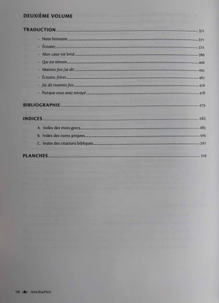 Le canon 8 de Chénouté. Vol. I: Introduction, édition critique. Vol. II: Traduction, index, planches (complete set)