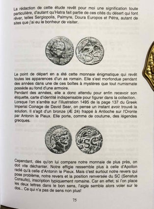 Les royaumes du désert: Pétra - Palmyre - Hatra. Leur histoire et leurs monnaies.[newline]M6917-10.jpg