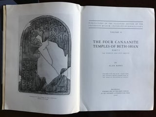 The Four Canaanite Temples of Beth-Shan. Part I: The Temples and Cult Objects. Part II: The pottery (complete set)