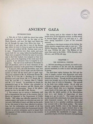 Ancient Gaza. Vol. I, II, III, IV and City of shepherd Kings, and: Ancient Gaza V (complete set)[newline]M6931-06.jpg