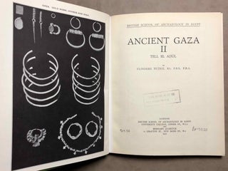 Ancient Gaza. Vol. I, II, III, IV and City of shepherd Kings, and: Ancient Gaza V (complete set)[newline]M6931-20.jpg