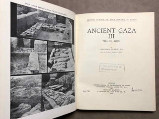 Ancient Gaza. Vol. I, II, III, IV and City of shepherd Kings, and: Ancient Gaza V (complete set)[newline]M6931-25.jpg
