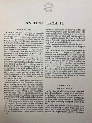 Ancient Gaza. Vol. I, II, III, IV and City of shepherd Kings, and: Ancient Gaza V (complete set)[newline]M6931-27.jpg