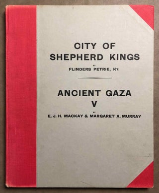 Ancient Gaza. Vol. I, II, III, IV and City of shepherd Kings, and: Ancient Gaza V (complete set)[newline]M6931-35.jpg