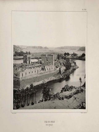 L'Egypte et la Nubie. Grand album monumental, historique, architectural. Reproduction par les proc&eacute;d&eacute;s inalt&eacute;rables de la phototypie de cent cinquante vues photographiques par M. B&eacute;chard, artiste photographe, comprises depuis Le Caire (&Eacute;gypte) jusqu'&agrave; la deuxi&egrave;me cataracte (Nubie). Avec un texte explicatif des monuments d'apr&egrave;s nos meilleurs &eacute;crivains, par M.A. Palmieri.[newline]M6938_11.jpg