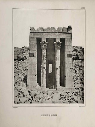 L'Egypte et la Nubie. Grand album monumental, historique, architectural. Reproduction par les proc&eacute;d&eacute;s inalt&eacute;rables de la phototypie de cent cinquante vues photographiques par M. B&eacute;chard, artiste photographe, comprises depuis Le Caire (&Eacute;gypte) jusqu'&agrave; la deuxi&egrave;me cataracte (Nubie). Avec un texte explicatif des monuments d'apr&egrave;s nos meilleurs &eacute;crivains, par M.A. Palmieri.[newline]M6938_13.jpg
