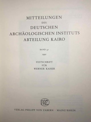 Festschrift für Werner Kaiser (MDAIK 47)[newline]M6945-01.jpg