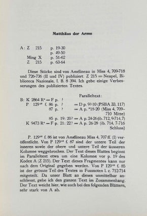 Koptische Heiligen- und Martyrerlegenden. Texte, Übersetzungen und Indices. Erster Teil und zweiter Teil (complete set)