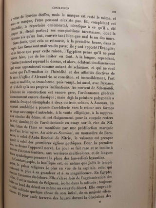 L'art copte. Ecole d'Alexandrie. Architecture monastique. Sculpture. Peinture. Art somptuaire.