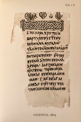 Texts relating to Saint Mêna of Egypt and canons of Nicaea in a Nubian dialect, with facsimile[newline]M6951a-31.jpg