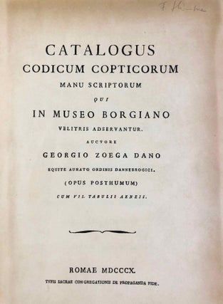 Catalogus codicum copticorum manuscriptorum qui in Museo Borgiano velitris adservantur[newline]M6952-01.jpg