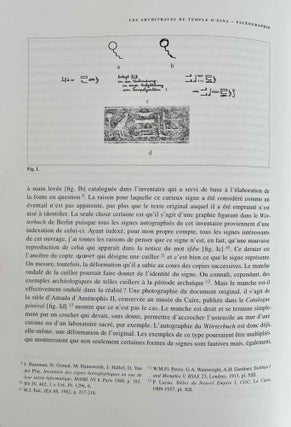 Les architraves du temple d'Esna. Paléographie.