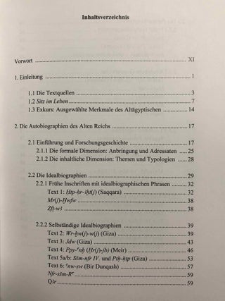 Quellentexte zur ägyptischen Sozialgeschichte I: Autobiographien des alten Reichs und der ersten Zwischenzeit.[newline]M6959-03.jpg