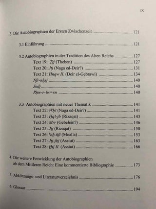 Quellentexte zur ägyptischen Sozialgeschichte I: Autobiographien des alten Reichs und der ersten Zwischenzeit.[newline]M6959-05.jpg