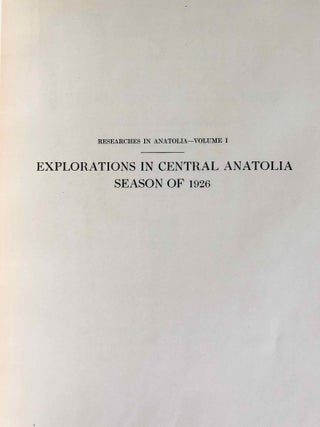 Explorations in central Anatolia. Season of 1926.[newline]M6985-02.jpg