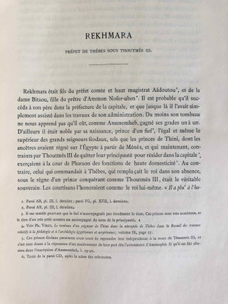 Mémoires publiés par les membres de la mission archéologique française du Caire. Tome V: Tombeaux thébains (complete in 2 volumes).[newline]M6987-04.jpg