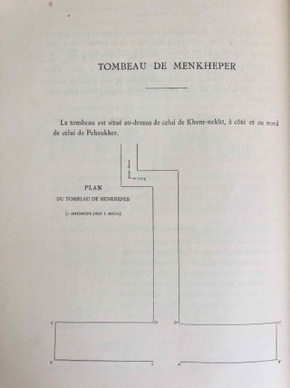 Mémoires publiés par les membres de la mission archéologique française du Caire. Tome V: Tombeaux thébains (complete in 2 volumes).[newline]M6987-17.jpg