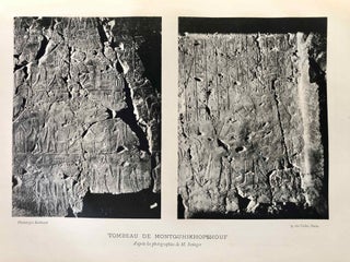 Mémoires publiés par les membres de la mission archéologique française du Caire. Tome V: Tombeaux thébains (complete in 2 volumes).[newline]M6987-35.jpg