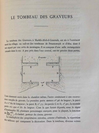Mémoires publiés par les membres de la mission archéologique française du Caire. Tome V: Tombeaux thébains (complete in 2 volumes).[newline]M6987-44.jpg