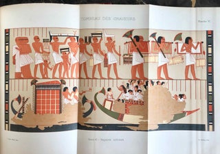 Mémoires publiés par les membres de la mission archéologique française du Caire. Tome V: Tombeaux thébains (complete in 2 volumes).[newline]M6987-50.jpg